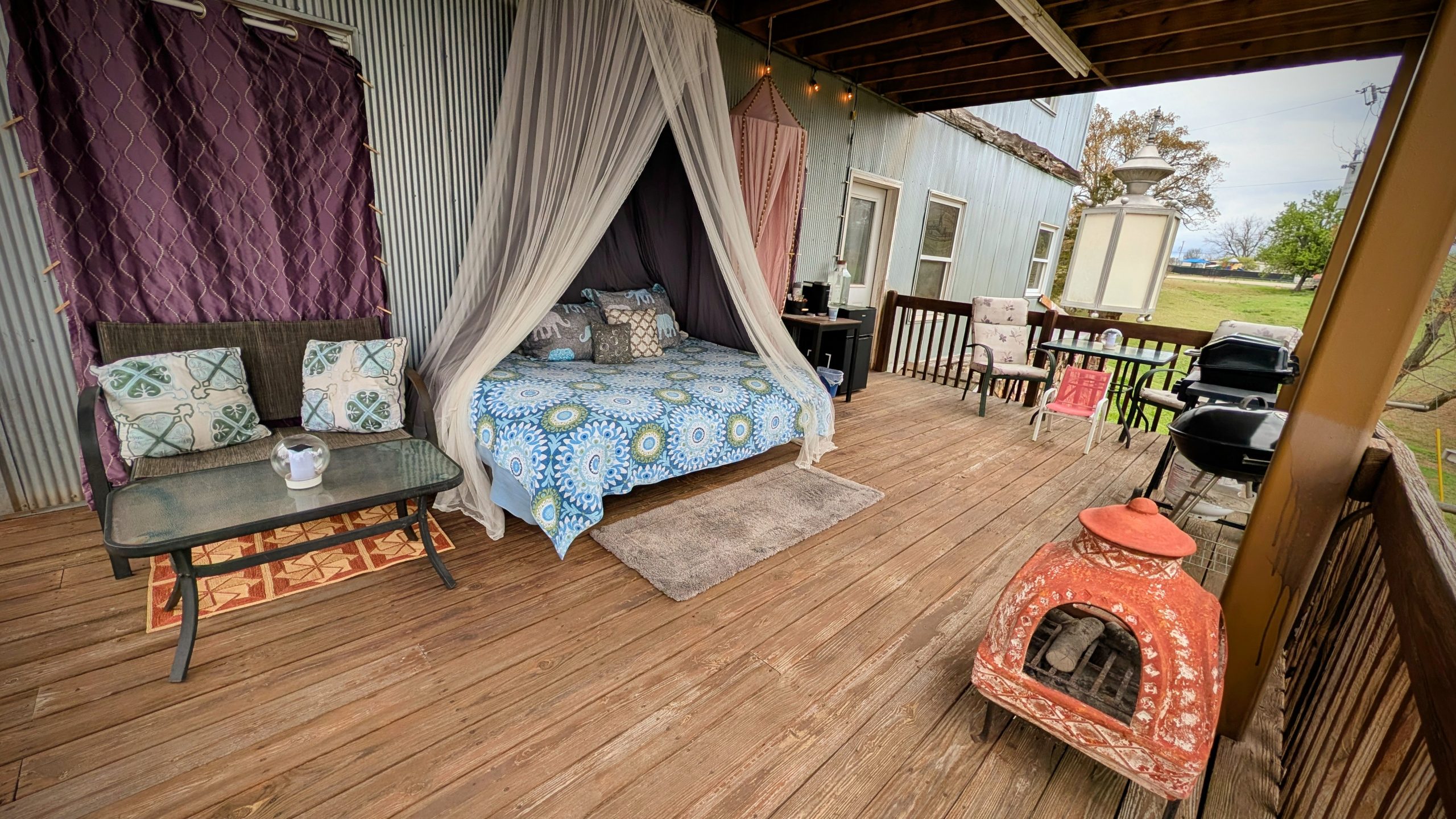 Glamping Deck at Edendell